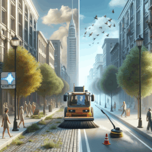 Power Sweeping and Its Role in Reducing Urban Noise Pollution