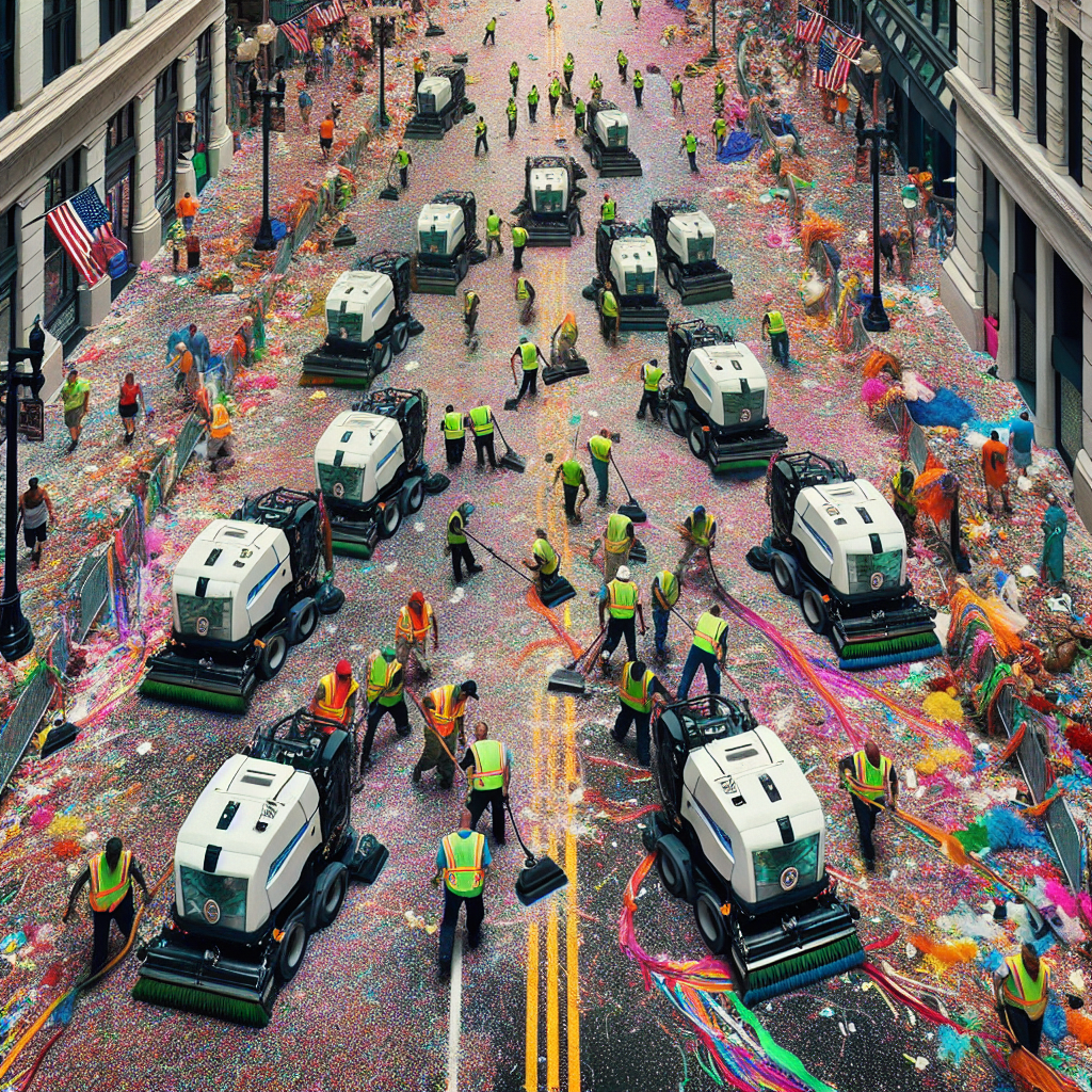 Power Sweeping: An Essential Service After Festivals and Parades