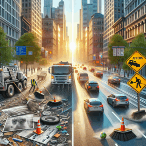 The Role of Power Sweeping in Reducing Road Accidents