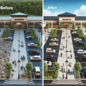 Why Power Sweeping Matters for Retail Shopping Centers