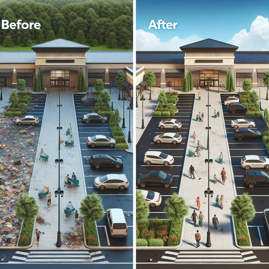 Why Power Sweeping Matters for Retail Shopping Centers