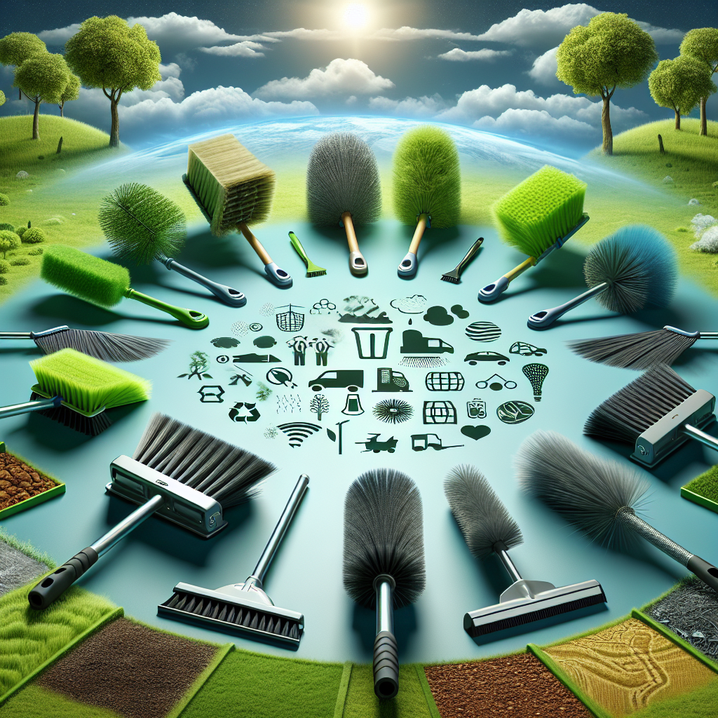 The Environmental Impact of Power Sweeping Brushes and Materials