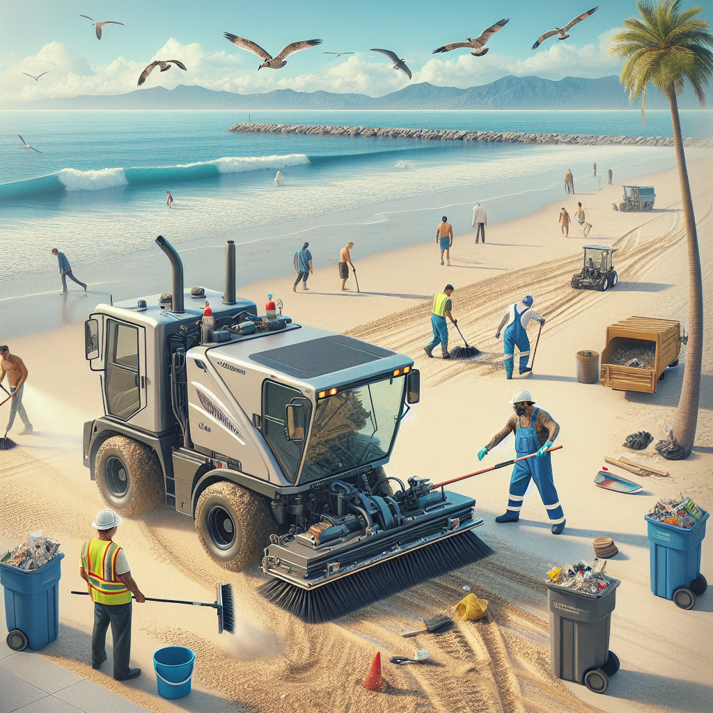 How Power Sweeping Services Keep Coastal Areas Clean