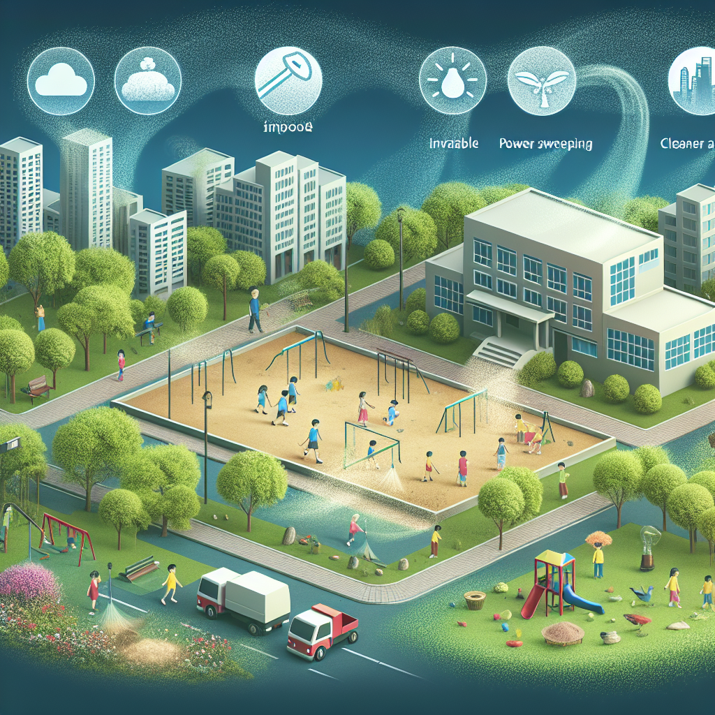 The Impact of Power Sweeping on Air Quality in Schools and Parks