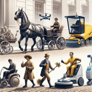 The Evolution of Street Sweeping from Horse-Drawn Carts to Robots