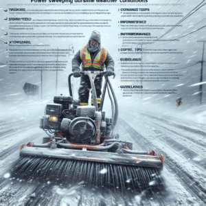 Power Sweeping in Extreme Weather Conditions: Tips and Challenges