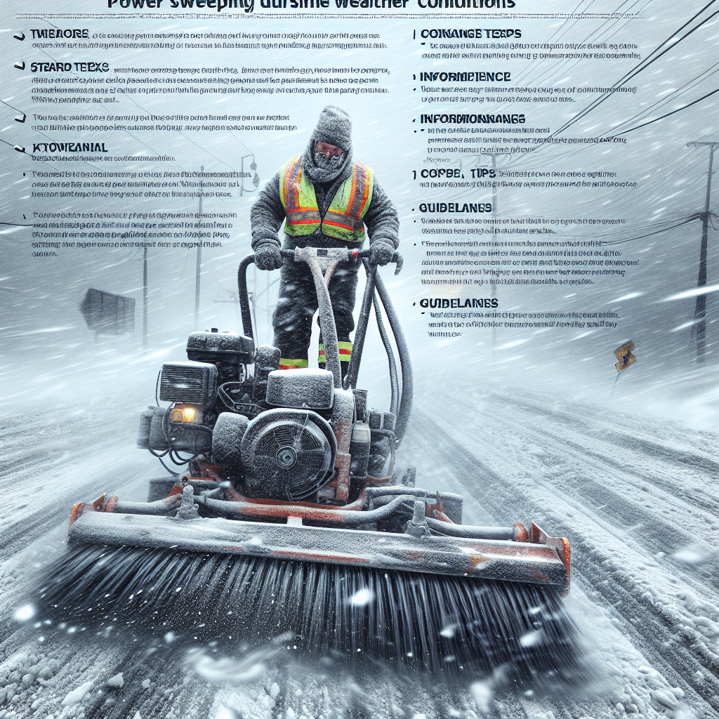 Power Sweeping in Extreme Weather Conditions: Tips and Challenges