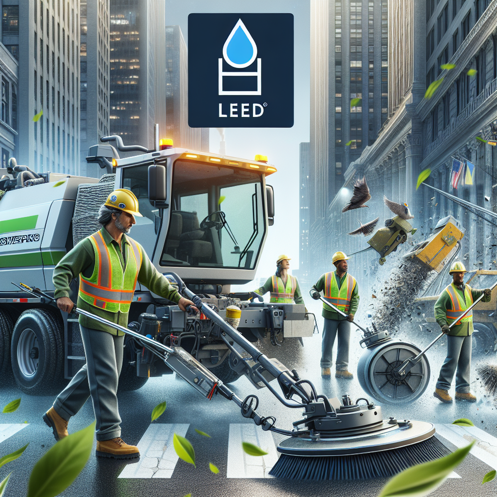 Power Sweeping Services and Their Contribution to LEED Certification