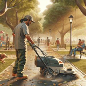 The Role of Power Sweeping in Maintaining Public Parks