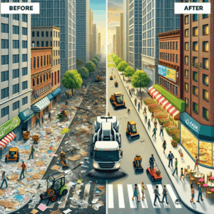 The Economic Value of Cleaner Cities Through Power Sweeping